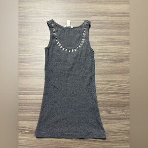 Vintage Y2K Aeropostale Gray Tank Top Size Small